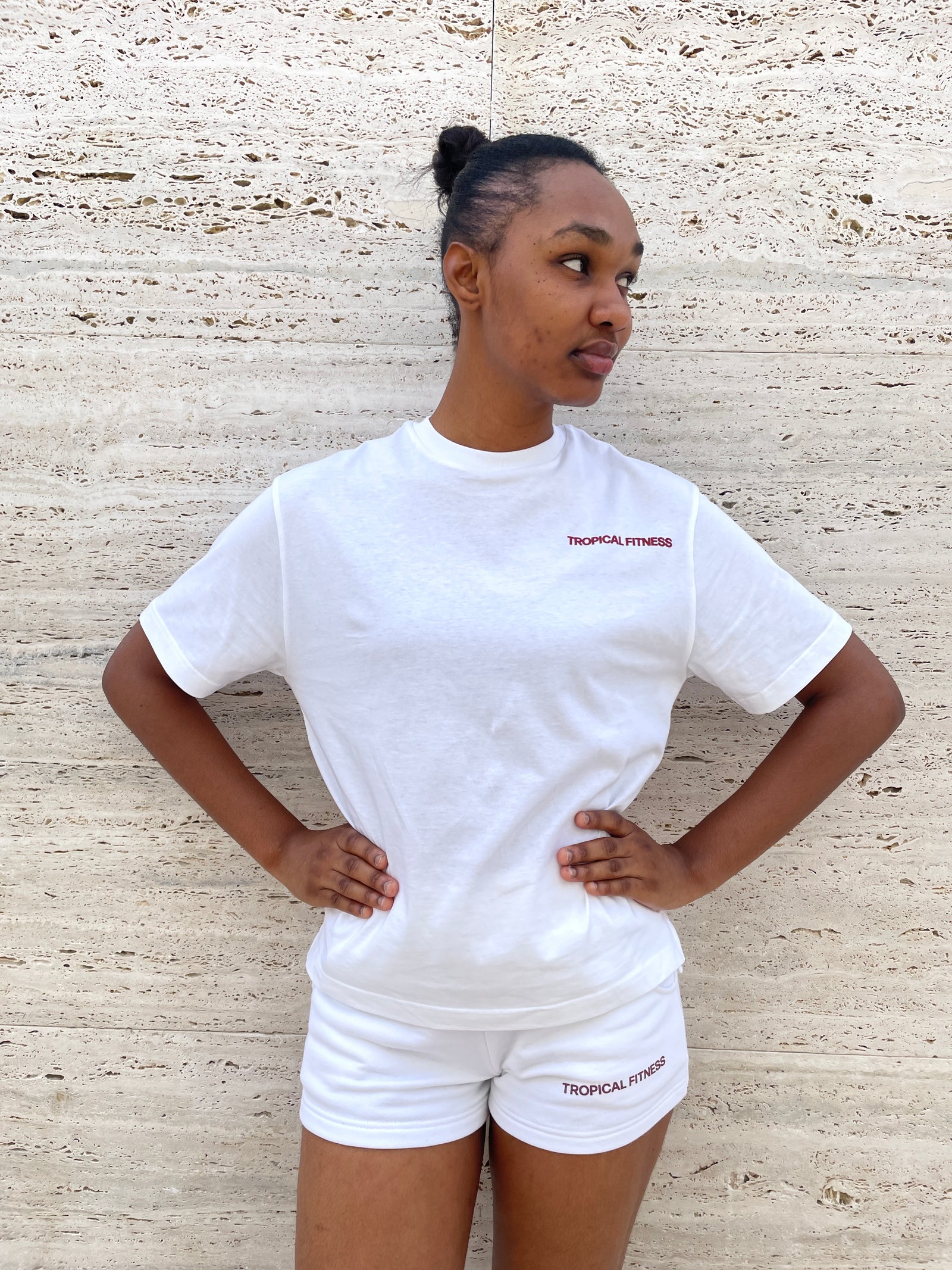 fleece cotton shorts Palm Heights Athletics