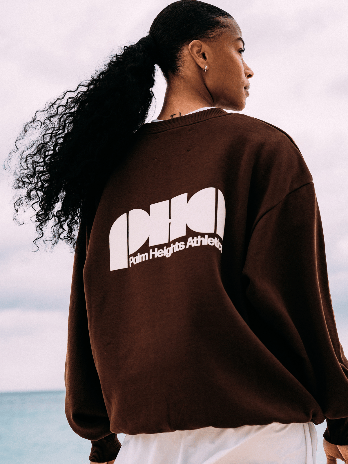 PHA Tropical Fitness Sweatshirt - Brown