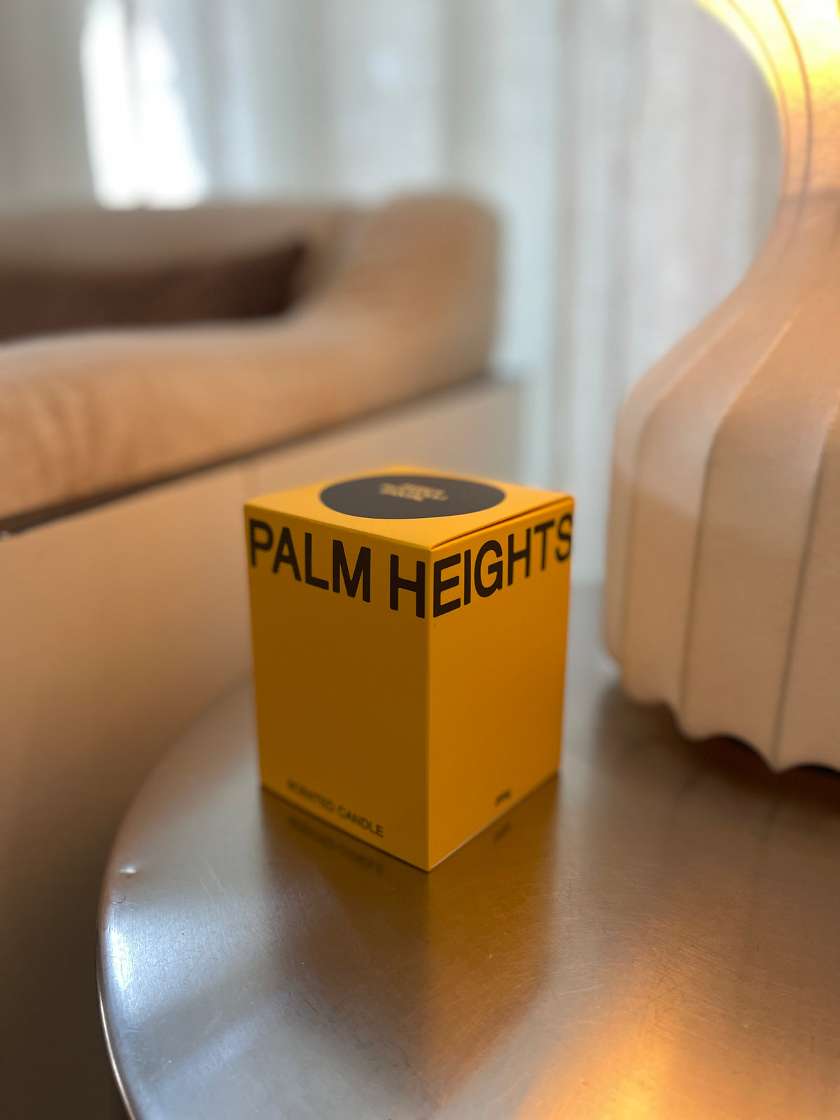 Palm Heights Scented Candle Ambar Patchouli Santal