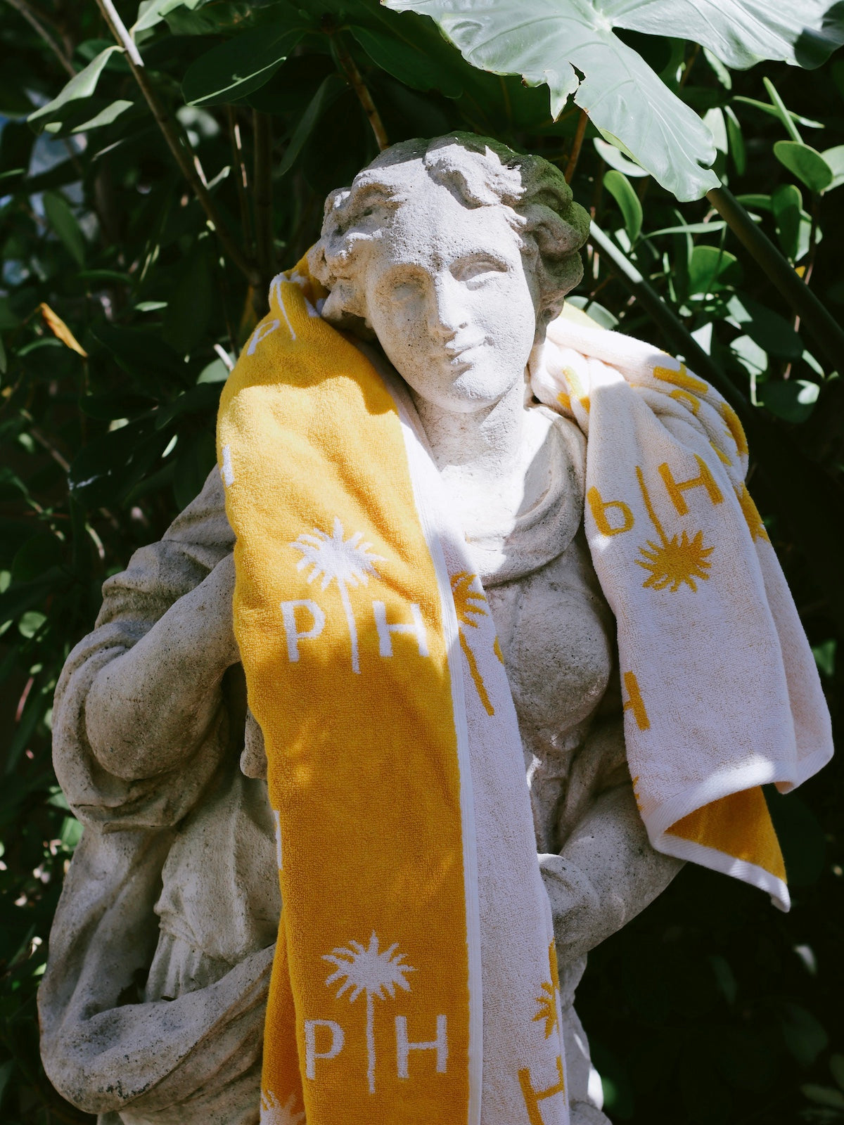 Palm Heights cotton beach towel