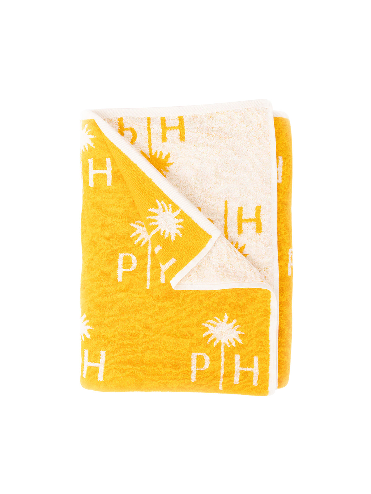 Palm Heights cotton beach towel