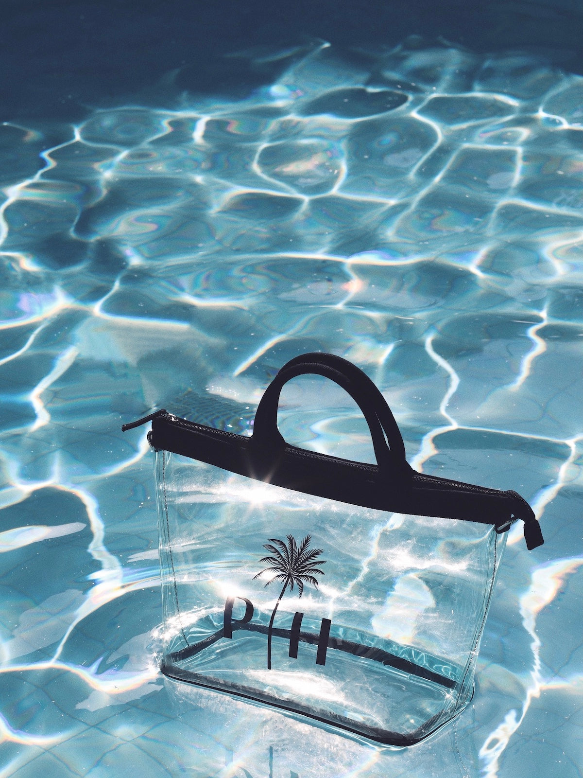transparent beach bag Palm Heights
