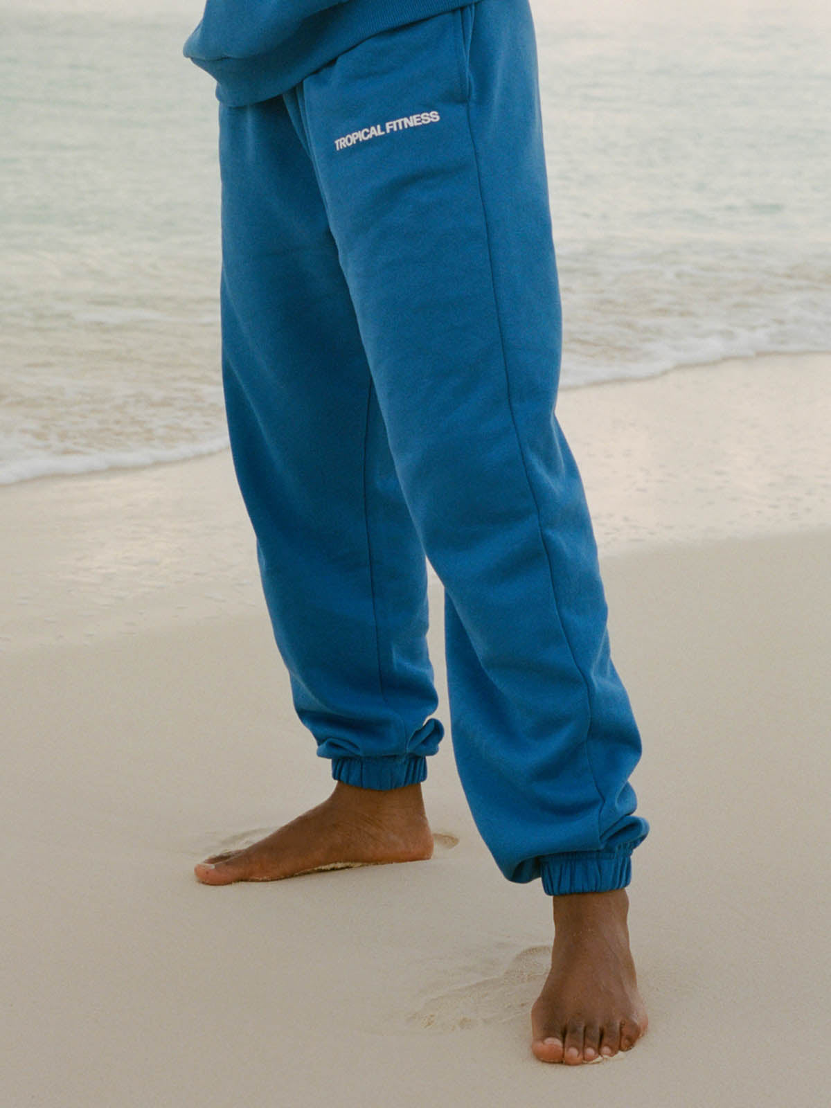 Palm Heights Athletics s Tropical Fitness Sweatpants blue